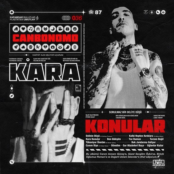 Can Bonomo - Kara Konular (Albüm)